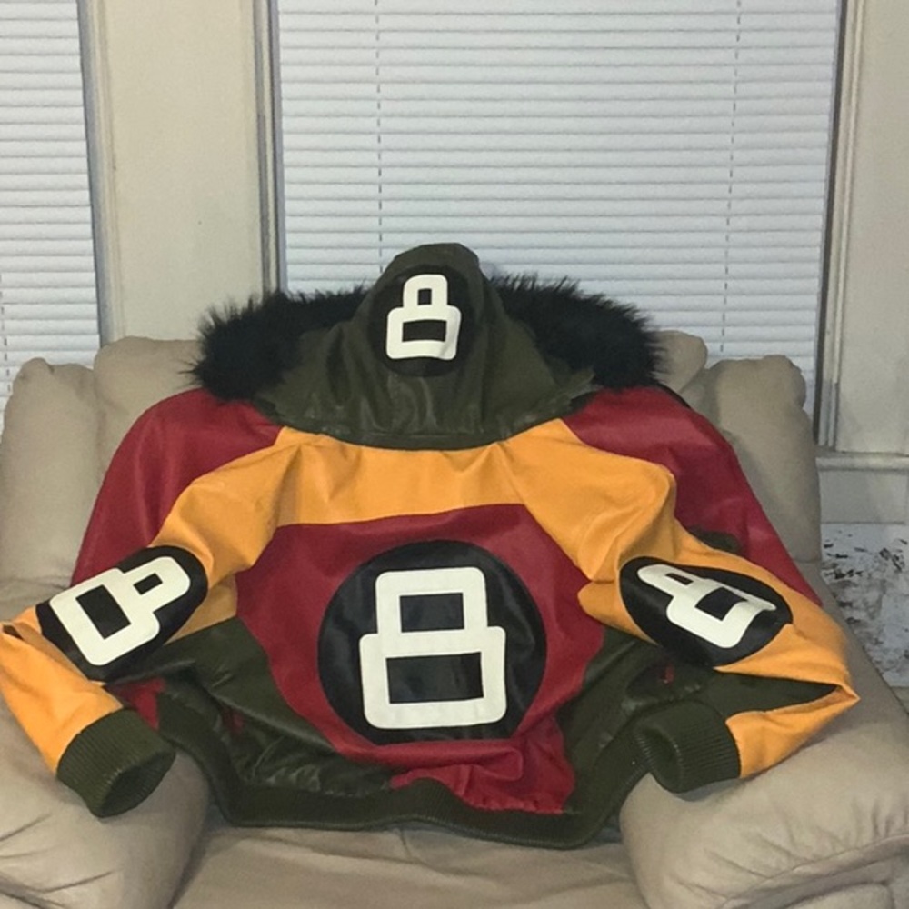 Leather coat